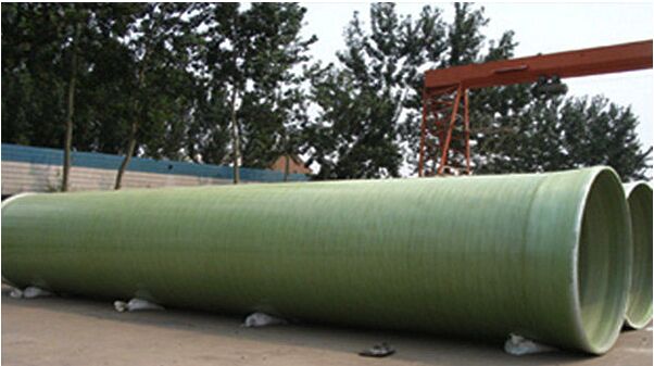 玻璃鋼管道的施工現場